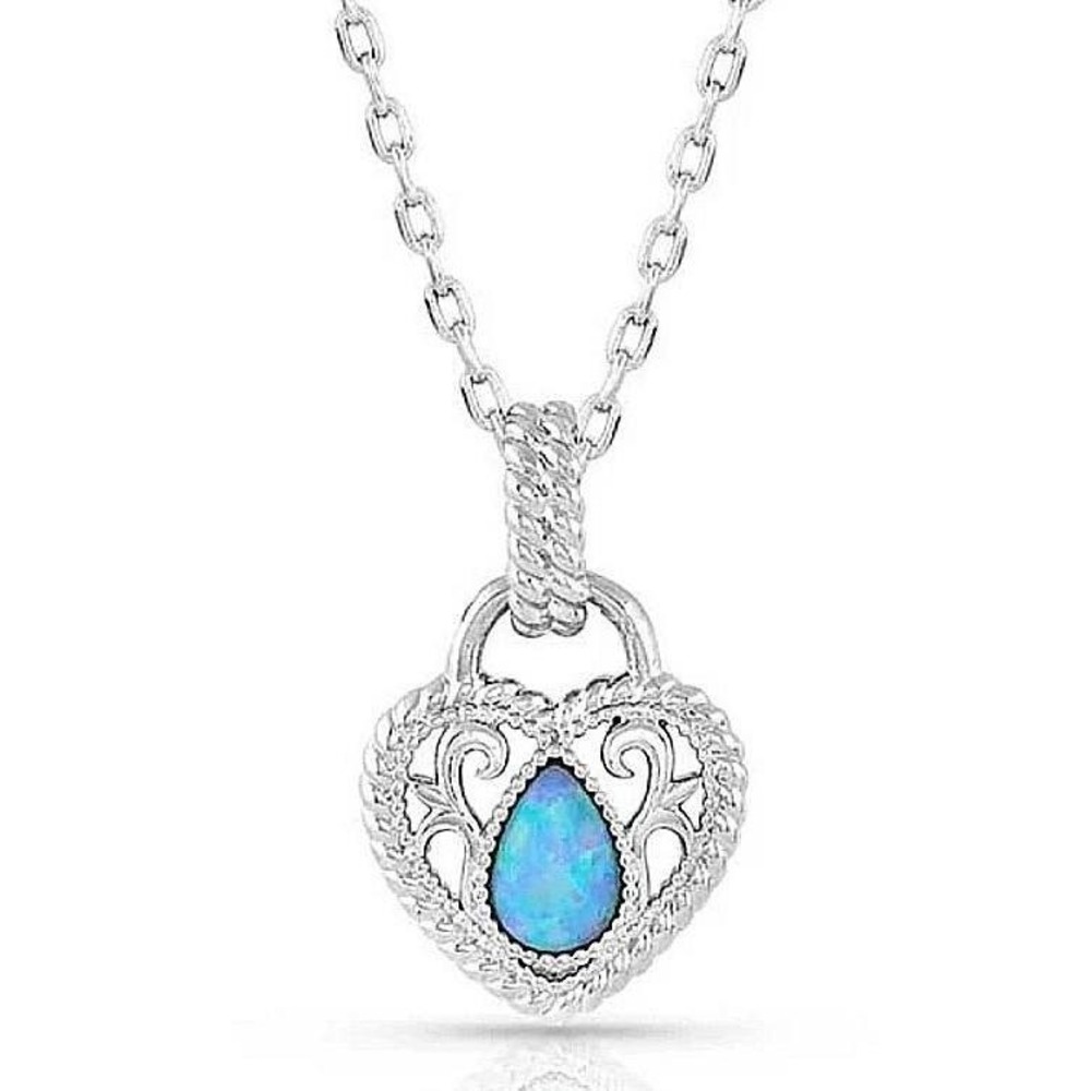 Montana Silversmiths Gleeful Heart Filigree Necklace Retail $55 New